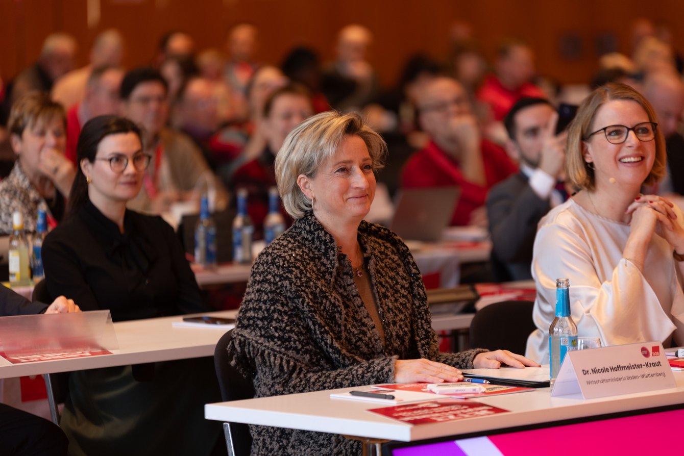 Das Foto zeigt: Nicole Hoffmeister-Kraut, Wirtschaftsministerin BW 